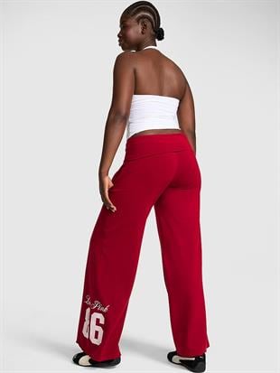 All-Day Cotton™ Beli Katlanabilen Geniş Paça Pantolon
