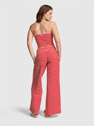 All-Day Cotton™ Beli Katlanabilen Geniş Paça Pantolon