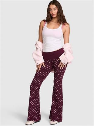 All-Day Cotton™ Beli Katlanabilir Belli Süper İspanyol Paça Tayt