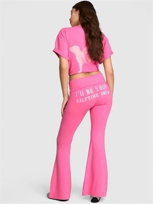 All-Day Cotton™ Beli Katlanabilir Belli Süper İspanyol Paça Tayt