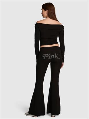 All-Day Cotton™ Beli Katlanabilir Belli Süper İspanyol Paça Tayt