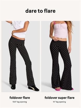All-Day Cotton™ Beli Katlanabilir Belli Süper İspanyol Paça Tayt