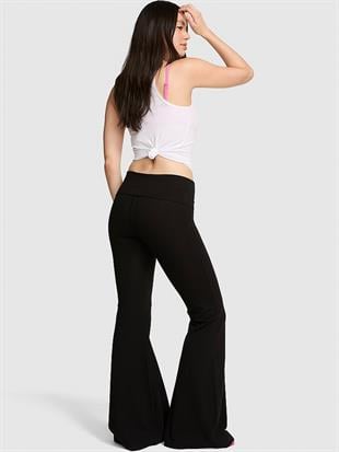 All-Day Cotton™ Beli Katlanabilir Belli Süper İspanyol Paça Tayt