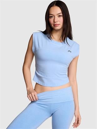 All-Day Cotton™ Çapraz Sırtlı Tişört