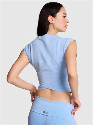 All-Day Cotton™ Çapraz Sırtlı Tişört