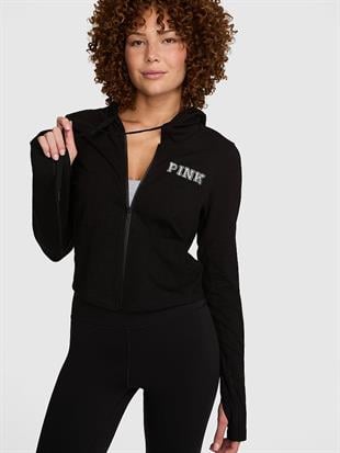 All-Day Fermuarlı Kapüşonlu Sweatshirt