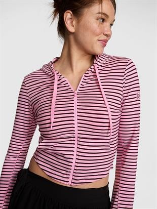 All-Day Fermuarlı Kapüşonlu Sweatshirt