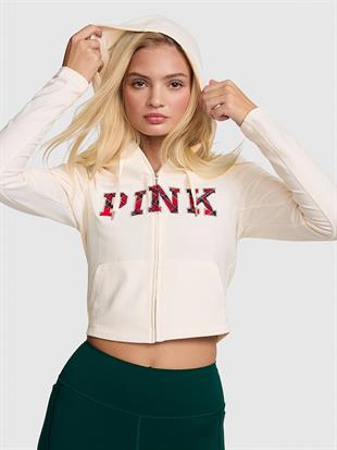 All-Day Fermuarlı Kapüşonlu Sweatshirt