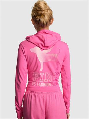 All-Day Fermuarlı Kapüşonlu Sweatshirt