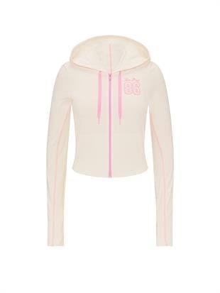 All-Day Fermuarlı Kapüşonlu Sweatshirt