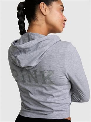 All-Day Fermuarlı Kapüşonlu Sweatshirt
