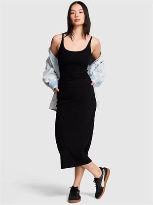 All Day Halter Yaka Midi Elbise