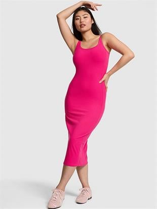 All Day Halter Yaka Midi Elbise