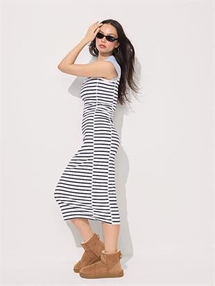 All Day Halter Yaka Midi Elbise