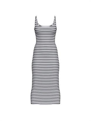 All Day Halter Yaka Midi Elbise