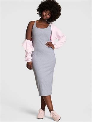 All Day Halter Yaka Midi Elbise