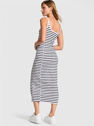 All Day Halter Yaka Midi Elbise