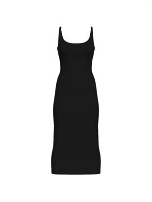 All Day Halter Yaka Midi Elbise