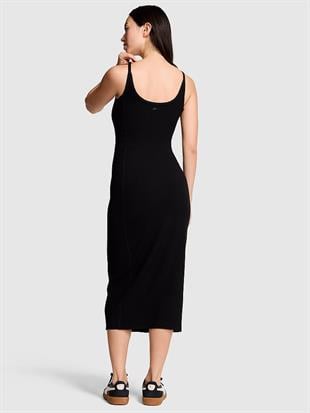 All Day Halter Yaka Midi Elbise