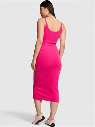 All Day Halter Yaka Midi Elbise