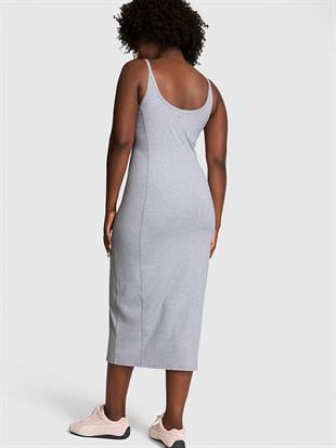 All Day Halter Yaka Midi Elbise