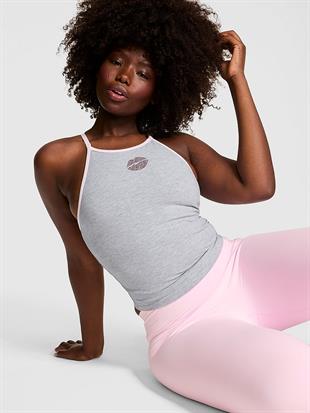 All Day Pamuklu Halter Yaka Üst