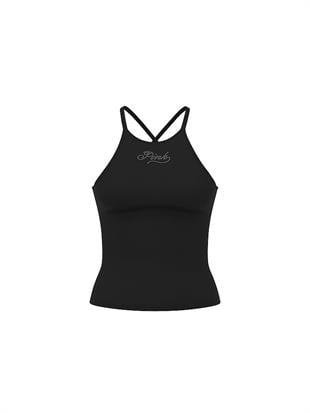 All Day Pamuklu Halter Yaka Üst