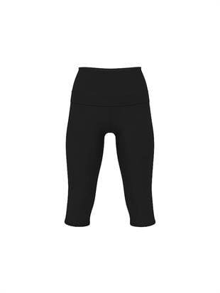 All-Day Pamuklu Katlanabilir Kapri Tayt