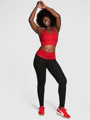 All-Day Pamuklu Katlanabilir Tayt