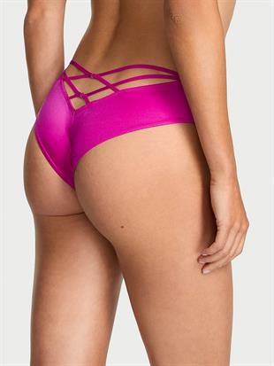Arkası Askılı Derin Bacak Kesim Cheeky Külot