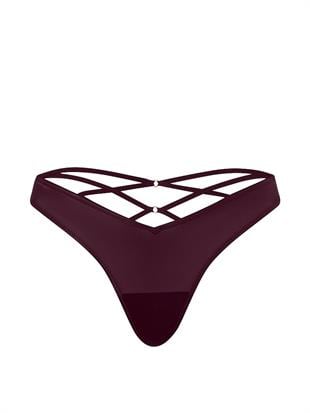 Arkası Askılı Derin Bacak Kesim Tanga
