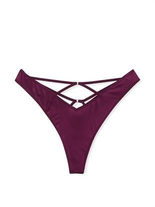 Arkası Askılı Derin Bacak Kesim Tanga