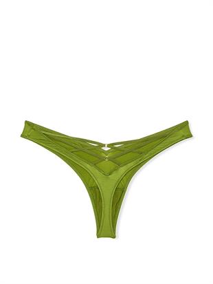 Arkası Askılı Derin Bacak Kesim Tanga