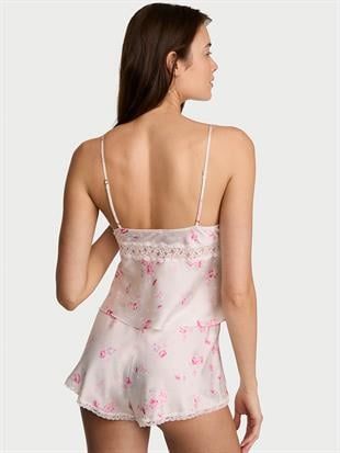 Askılı Bluz ve Şortlu Pijama Takımı