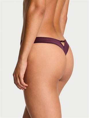 Askılı Crotchless Tanga
