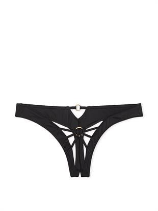 Askılı Crotchless Tanga