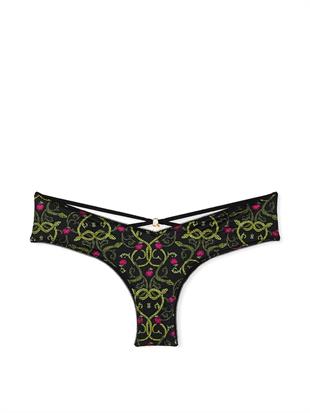 Askılı Derin Bacak Kesim Cheeky Külot