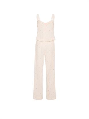 Askılı Uzun Pijama Takımı