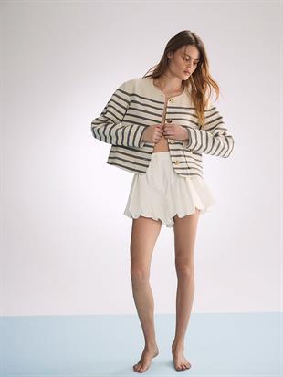 Atelier Victorias Secret X Altuzarra Çizgili Pamuklu Jakarlı Ceket