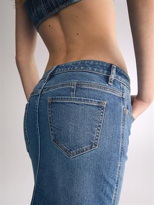 Atelier Victorias Secret X Altuzarra Denim Kalem Etek