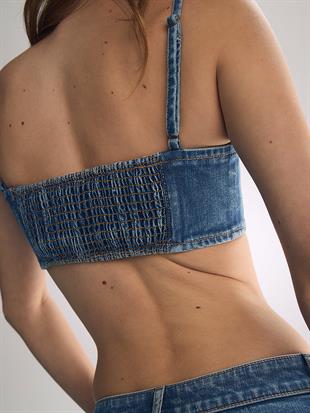 Atelier Victorias Secret X Altuzarra Denim Bralet