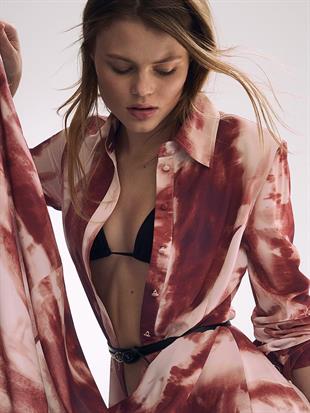Atelier Victorias Secret X Altuzarra Georgette Uzun Gömlek Elbise