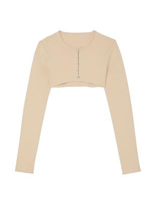 Atelier Victorias Secret X Altuzarra İnce Kopça Detaylı Crop Hırka