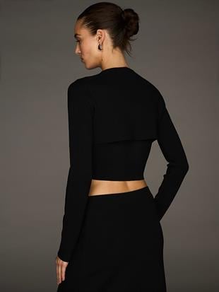 Atelier Victorias Secret X Altuzarra İnce Kopça Detaylı Crop Hırka