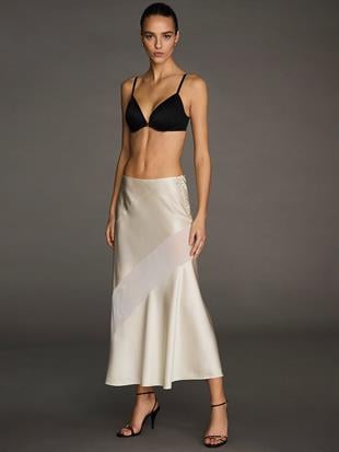 Atelier Victorias Secret X Altuzarra İpek Biye Kesim Etek