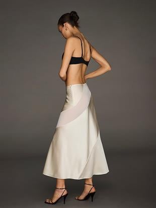 Atelier Victorias Secret X Altuzarra İpek Biye Kesim Etek