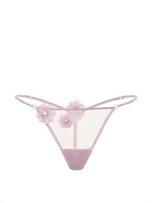 Atelier x Victorias Secret İşlemeli V-String Külot