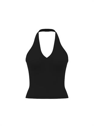 Base Esnek Halter Askılı Atlet