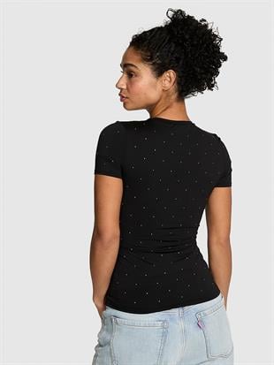 Base Esnek Kısa Kollu Tişört