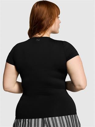 Base Esnek Kısa Kollu Tişört